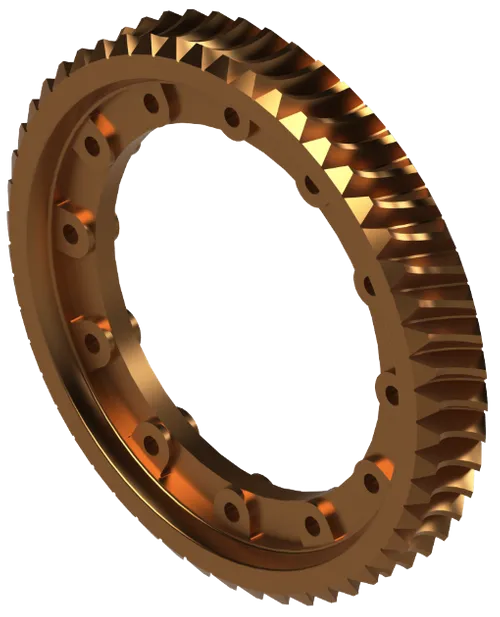 Corona de bronce Z=51 dientes M 6:35