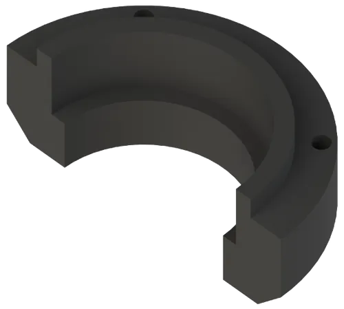  Casquillo de hierro fundido para rodamiento soporte tambor.