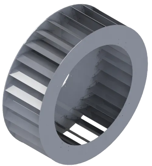 Rotor Tipo 2 (Izquierdo Retrocurvado/Derecho Forward)